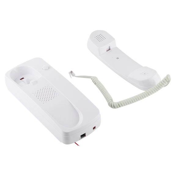 109DC Two-way High-definition Wired Intercom Doorphone (White)