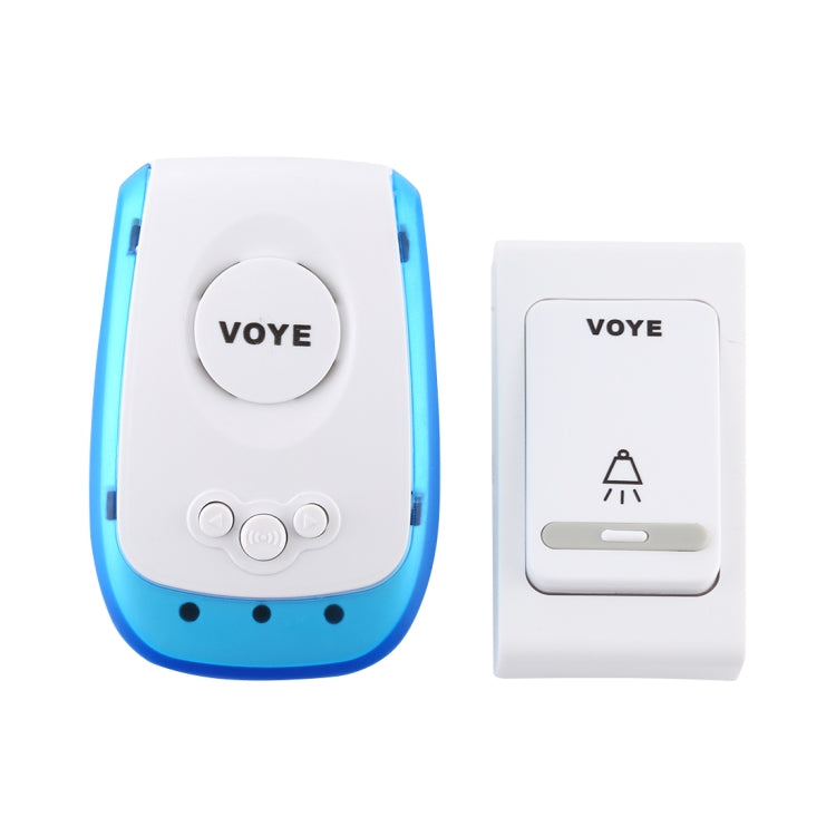 VOYE V009B Home Music Remote Control Wireless Doorbell with 38 Polyphony Sounds, US Plug (White) - Wireless Doorbell by VOYE | Online Shopping South Africa | PMC Jewellery | Buy Now Pay Later Mobicred