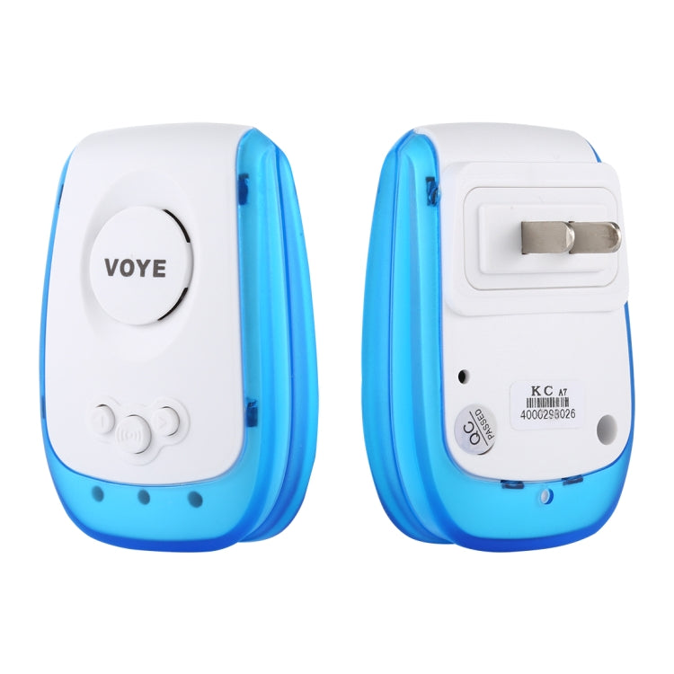 VOYE V009B Home Music Remote Control Wireless Doorbell with 38 Polyphony Sounds, US Plug (White) - Wireless Doorbell by VOYE | Online Shopping South Africa | PMC Jewellery | Buy Now Pay Later Mobicred