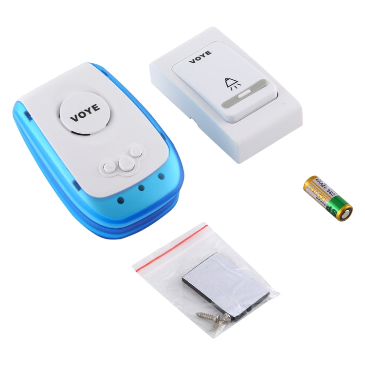 VOYE V009B Home Music Remote Control Wireless Doorbell with 38 Polyphony Sounds, US Plug (White) - Wireless Doorbell by VOYE | Online Shopping South Africa | PMC Jewellery | Buy Now Pay Later Mobicred