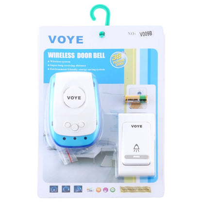 VOYE V009B Home Music Remote Control Wireless Doorbell with 38 Polyphony Sounds, US Plug (White) - Wireless Doorbell by VOYE | Online Shopping South Africa | PMC Jewellery | Buy Now Pay Later Mobicred