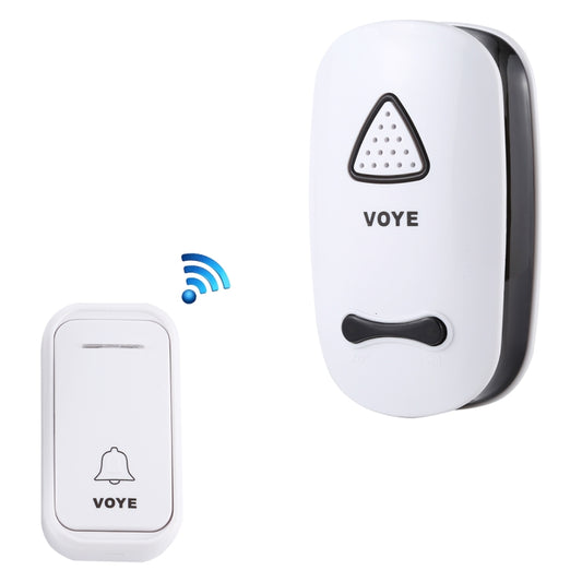 VOYE V025F Home Music Remote Control Wireless Doorbell with 38 Polyphony Sounds, US Plug(White) - Wireless Doorbell by VOYE | Online Shopping South Africa | PMC Jewellery | Buy Now Pay Later Mobicred