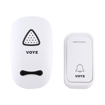 VOYE V025F Home Music Remote Control Wireless Doorbell with 38 Polyphony Sounds, US Plug(White) - Wireless Doorbell by VOYE | Online Shopping South Africa | PMC Jewellery | Buy Now Pay Later Mobicred
