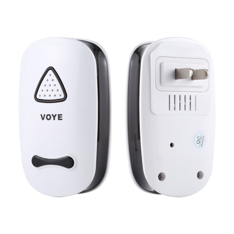 VOYE V025F Home Music Remote Control Wireless Doorbell with 38 Polyphony Sounds, US Plug(White) - Wireless Doorbell by VOYE | Online Shopping South Africa | PMC Jewellery | Buy Now Pay Later Mobicred