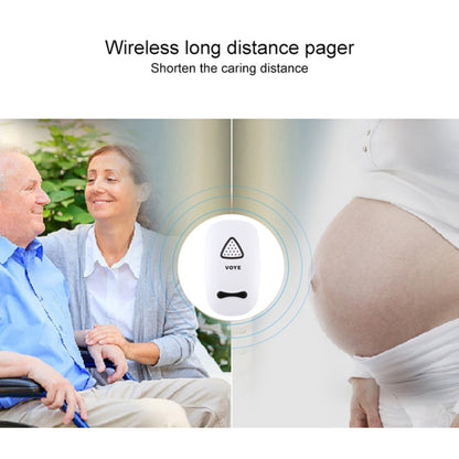 VOYE V025F Home Music Remote Control Wireless Doorbell with 38 Polyphony Sounds, US Plug(White) - Wireless Doorbell by VOYE | Online Shopping South Africa | PMC Jewellery | Buy Now Pay Later Mobicred