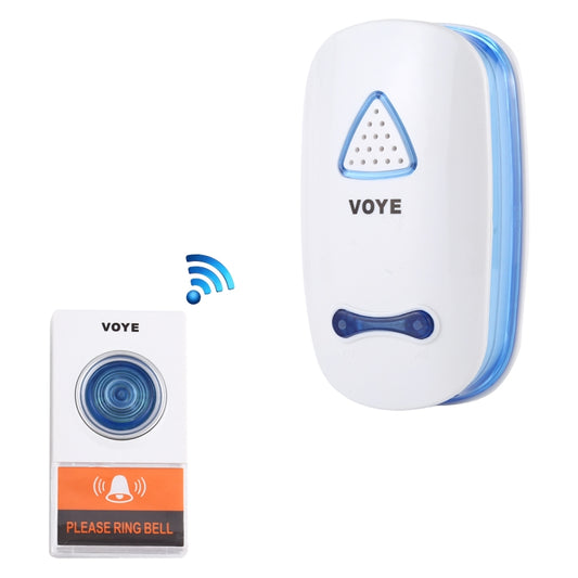 VOYE V025A Home Music Remote Control Wireless Doorbell with 38 Polyphony Sounds, US Plug (White) - Wireless Doorbell by VOYE | Online Shopping South Africa | PMC Jewellery | Buy Now Pay Later Mobicred