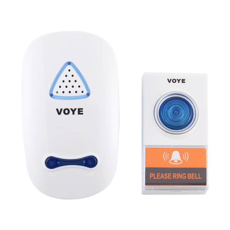 VOYE V025A Home Music Remote Control Wireless Doorbell with 38 Polyphony Sounds, US Plug (White) - Wireless Doorbell by VOYE | Online Shopping South Africa | PMC Jewellery | Buy Now Pay Later Mobicred