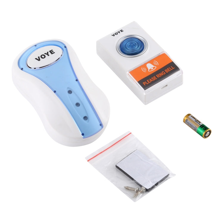 VOYE V008A Home Music Remote Control Wireless Doorbell with 38 Polyphony Sounds, US Plug(White) - Wireless Doorbell by VOYE | Online Shopping South Africa | PMC Jewellery | Buy Now Pay Later Mobicred