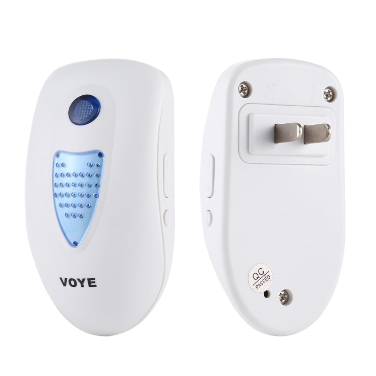VOYE V003A Home Music Remote Control Wireless Doorbell with 38 Polyphony Sounds, US Plug (White) - Wireless Doorbell by VOYE | Online Shopping South Africa | PMc TechLife | Buy Now Pay Later Mobicred