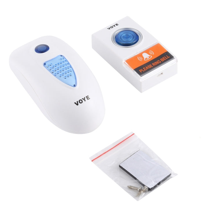 VOYE V003A Home Music Remote Control Wireless Doorbell with 38 Polyphony Sounds, US Plug (White) - Wireless Doorbell by VOYE | Online Shopping South Africa | PMC Jewellery | Buy Now Pay Later Mobicred