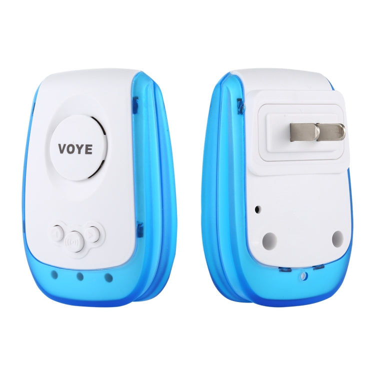 VOYE V009A Home Music Remote Control Wireless Doorbell with 38 Polyphony Sounds, US Plug (White) - Wireless Doorbell by VOYE | Online Shopping South Africa | PMC Jewellery | Buy Now Pay Later Mobicred