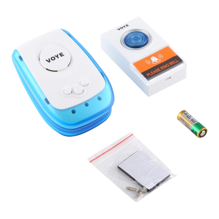 VOYE V009A Home Music Remote Control Wireless Doorbell with 38 Polyphony Sounds, US Plug (White) - Wireless Doorbell by VOYE | Online Shopping South Africa | PMC Jewellery | Buy Now Pay Later Mobicred