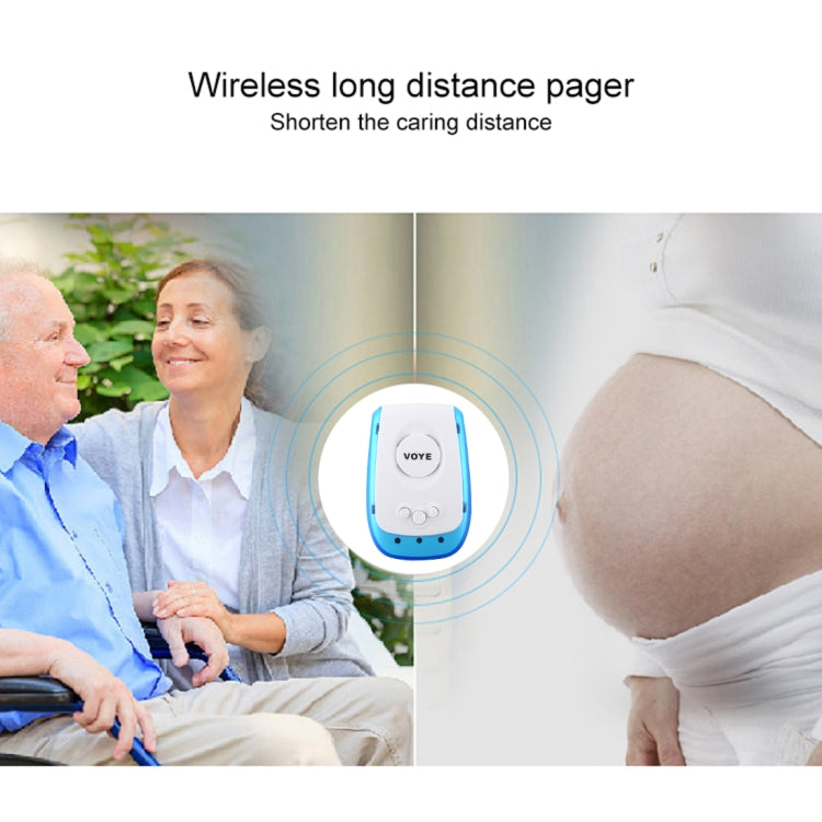 VOYE V009A Home Music Remote Control Wireless Doorbell with 38 Polyphony Sounds, US Plug (White) - Wireless Doorbell by VOYE | Online Shopping South Africa | PMC Jewellery | Buy Now Pay Later Mobicred