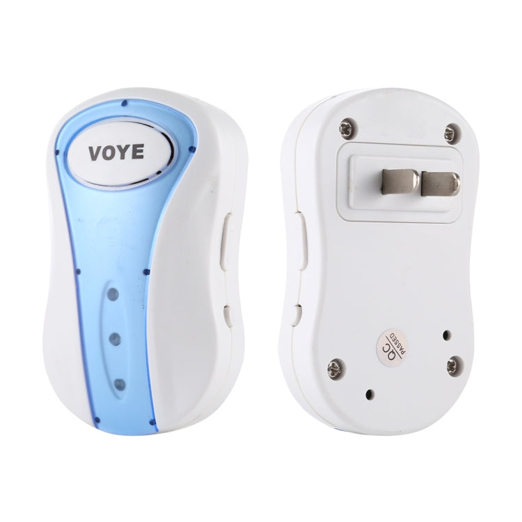 VOYE V008B Home Music Remote Control Wireless Doorbell with 38 Polyphony Sounds, US Plug (White) - Wireless Doorbell by VOYE | Online Shopping South Africa | PMC Jewellery | Buy Now Pay Later Mobicred