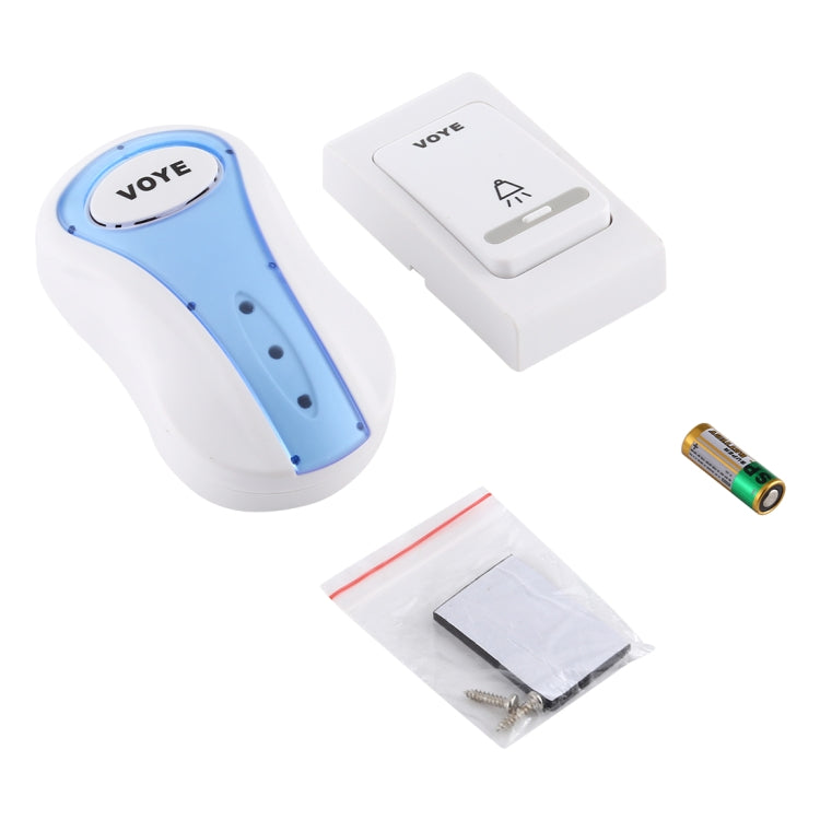 VOYE V008B Home Music Remote Control Wireless Doorbell with 38 Polyphony Sounds, US Plug (White) - Wireless Doorbell by VOYE | Online Shopping South Africa | PMC Jewellery | Buy Now Pay Later Mobicred