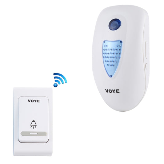 VOYE V003B Home Music Remote Control Wireless Doorbell with 38 Polyphony Sounds, US Plug (White) - Wireless Doorbell by VOYE | Online Shopping South Africa | PMC Jewellery | Buy Now Pay Later Mobicred