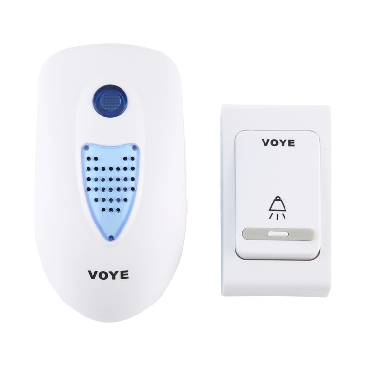 VOYE V003B Home Music Remote Control Wireless Doorbell with 38 Polyphony Sounds, US Plug (White) - Wireless Doorbell by VOYE | Online Shopping South Africa | PMC Jewellery | Buy Now Pay Later Mobicred