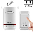 CACAZI V027G One Button One Receivers Self-Powered Wireless Home Kinetic Electronic Doorbell, US Plug - Wireless Doorbell by CACAZI | Online Shopping South Africa | PMC TechLife