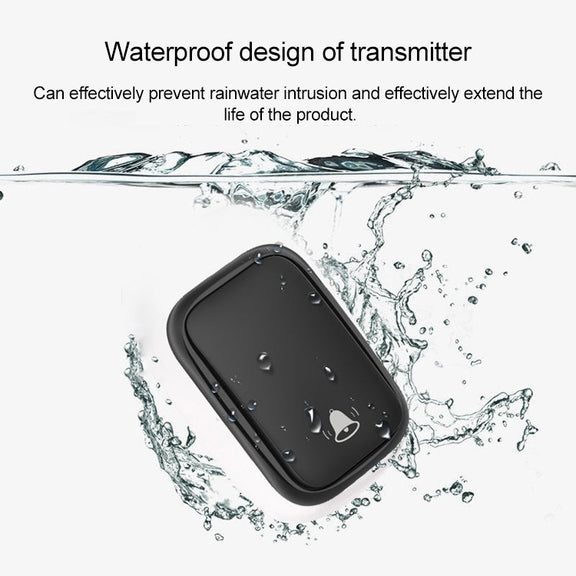 CACAZI FA88 Self-Powered Smart Home Wireless Doorbell, EU Plug(Black)