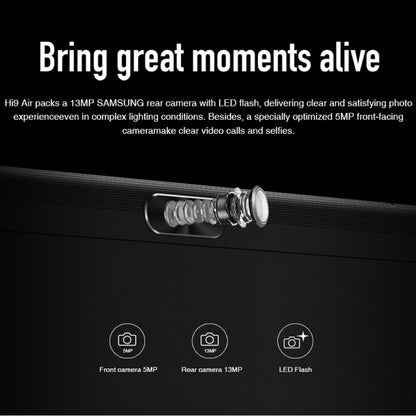 CHUWI Hi9 Air Phone Call Tablet PC, 10.1 inch, 4GB+64GB, Android 8.0, MTK (Helio X27) Deca Core up to 2.1GHz, Support OTG, FM, Bluetooth, Dual Band WiFi, Network: 4G(Black) - free shipping - PMC Jewellery - Order now!