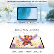 Honor Pad X9 Pro WiFi Tablet PC, 11.5 inch 6GB+128GB MagicOS 9.0 Qualcomm Snapdragon 685 Octa Core (Cyan)