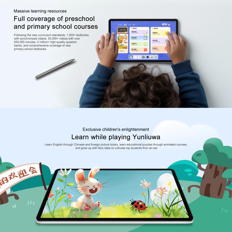Honor Pad X9 Pro WiFi Tablet PC, 11.5 inch 6GB+128GB MagicOS 9.0 Qualcomm Snapdragon 685 Octa Core (White)