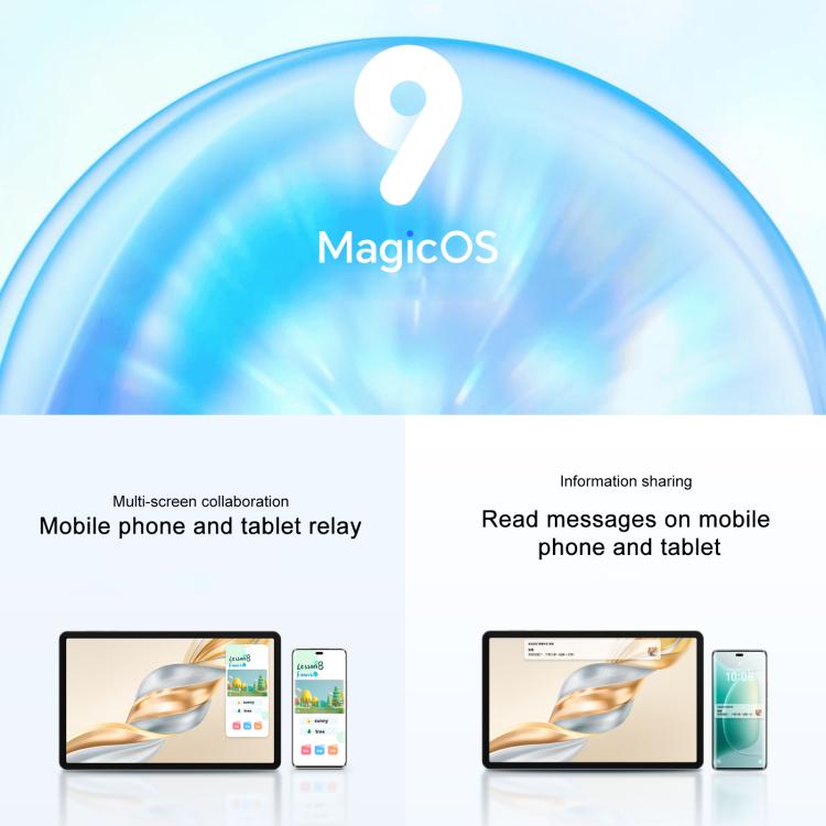 Honor Pad X9 Pro WiFi Tablet PC, 11.5 inch 6GB+128GB MagicOS 9.0 Qualcomm Snapdragon 685 Octa Core (Cyan) - free shipping - PMc TechLife - Order now!