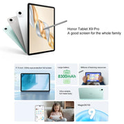 Honor Pad X9 Pro WiFi Tablet PC, 11.5 inch 8GB+256GB MagicOS 9.0 Qualcomm Snapdragon 685 Octa Core (Cyan)