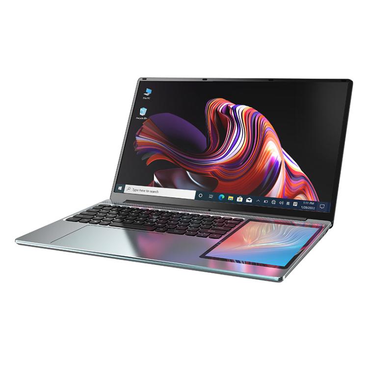 UNIWA ULAP Q15ZR Laptop, 8GB+512GB, 15.6 inch and 7 inch Dual Display Windows 11 Intel Alder Lake N100 Octa Core, UK Plug