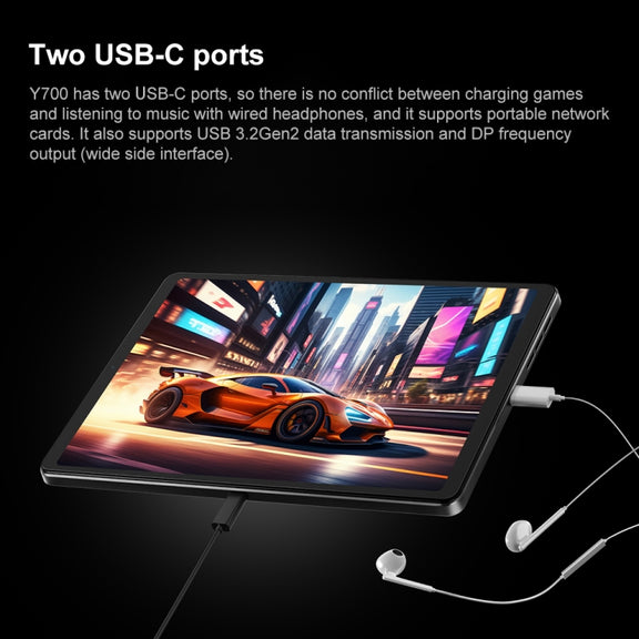 Lenovo LEGION Y700 2025 8.8 inch Anti-glare WiFi Gaming Tablet, 16GB+512GB, Android 14, Qualcomm Snapdragon 8 Gen3 Octa Core (White)
