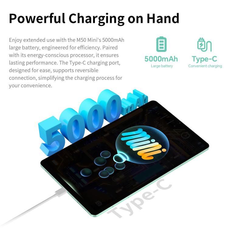 Teclast M50 Mini WiFi Tablet PC, 4GB+128GB, 8.7 inch Android 15 Unisoc T606 Octa Core - free shipping - PMc TechLife - Order now!