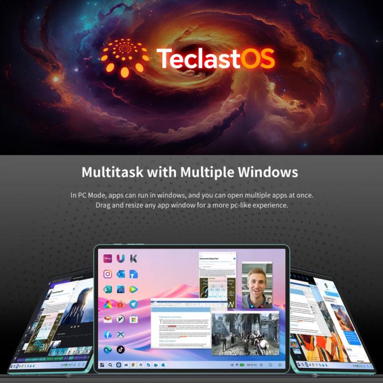 Teclast P50AI WiFi Tablet PC, 6GB+128GB, 11 inch Android 15 Allwinner A733 Octa Core with NPU - free shipping - PMc TechLife - Order now!
