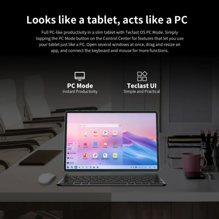 Teclast P50AI WiFi Tablet PC, 6GB+128GB, 11 inch Android 15 Allwinner A733 Octa Core with NPU - free shipping - PMc TechLife - Order now!