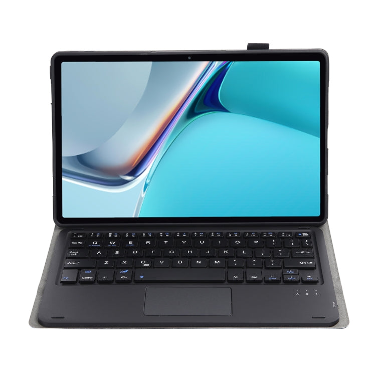 AW11-A Detachable Lambskin Texture Ultra-thin TPU Bluetooth Keyboard Leather Tablet Case with Touchpad & Stand For Huawei MatePad 11 2021(Black) - free shipping - PMC TechLife - Order now!