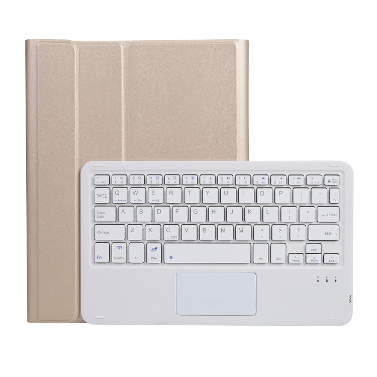 AW11-A Detachable Lambskin Texture Ultra-thin TPU Bluetooth Keyboard Leather Tablet Case with Touchpad & Stand For Huawei MatePad 11 2021(Gold) - Huawei Keyboard by PMC TechLife | Online Shopping South Africa | PMC TechLife