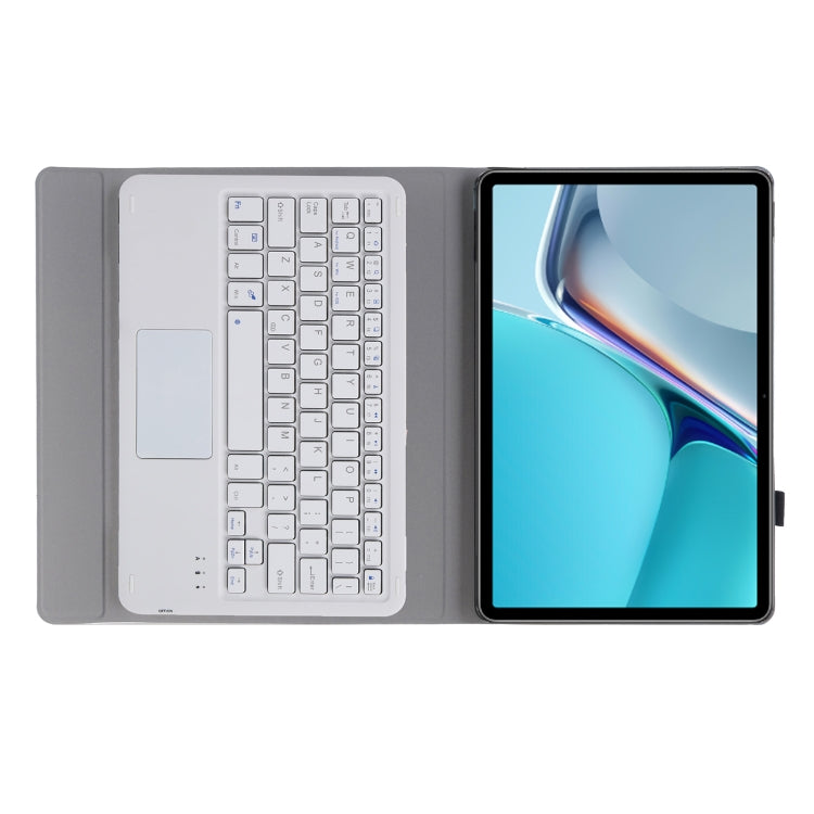 AW11-A Detachable Lambskin Texture Ultra-thin TPU Bluetooth Keyboard Leather Tablet Case with Touchpad & Stand For Huawei MatePad 11 2021(Gold) - Huawei Keyboard by PMC TechLife | Online Shopping South Africa | PMC TechLife