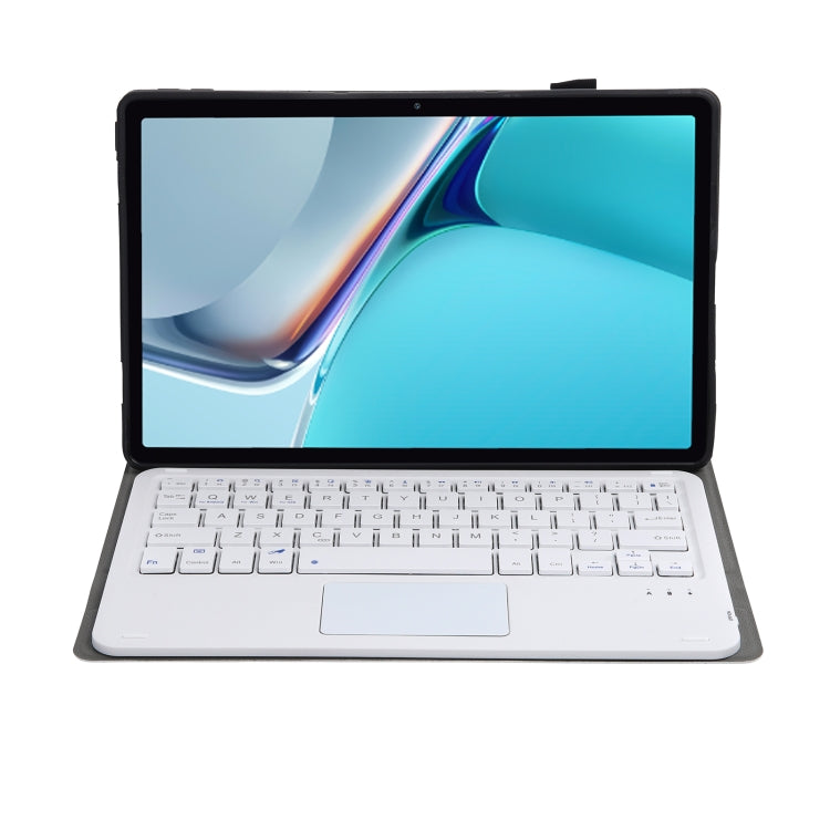 AW11-A Detachable Lambskin Texture Ultra-thin TPU Bluetooth Keyboard Leather Tablet Case with Touchpad & Stand For Huawei MatePad 11 2021(Gold) - Huawei Keyboard by PMC TechLife | Online Shopping South Africa | PMC TechLife