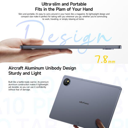 Ulefone Tab A10 Pro Tablet PC, 6GB+128GB, 11 inch Android 14 MediaTek MT8786 Octa Core 4G Network, EU Plug (Space Grey) - free shipping - PMC Jewellery - Order now!