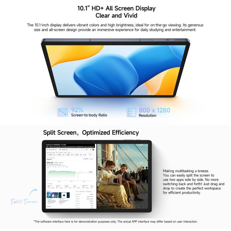 Ulefone Tab A10 Pro Tablet PC, 6GB+128GB, 11 inch Android 14 MediaTek MT8786 Octa Core 4G Network, EU Plug (Space Grey) - free shipping - PMC Jewellery - Order now!