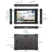 CENAVA W10N IP68 Rugged Tablet PC, 8GB+128GB, 10.1 inch Windows 11 Intel JASPER LAKE N5100 Quad Core, UK Plug