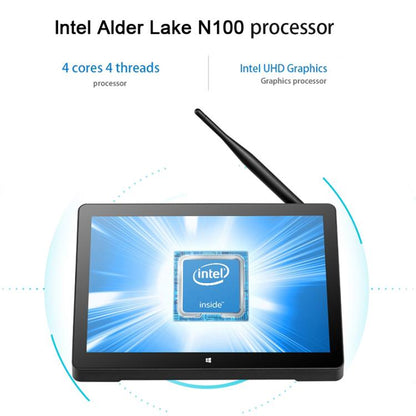 PiPo H10PRO All-in-One Mini PC, 10.1 inch, 8GB+128GB, Windows 10 Intel Celeron J4125 Quad Core up to 2.7GHz, Support WiFi & BT & TF Card & HDMI & RJ45, US Plug(Black) - free shipping - PMC Jewellery - Order now!