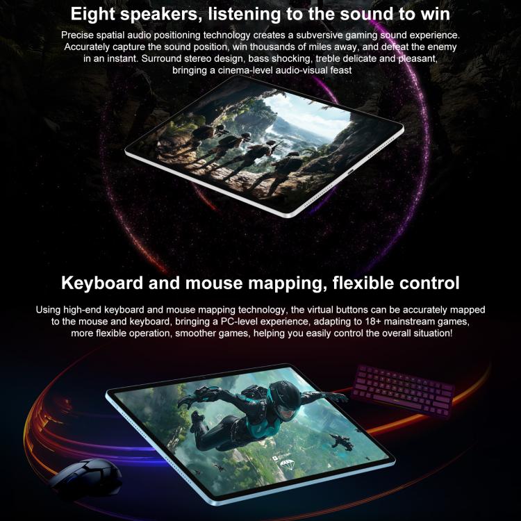 Honor Pad GT WiFi Tablet PC, 11.5 inch 8GB+128GB MagicOS 9.0 Dimensity 8350 Ultra Octa Core (Grey) - free shipping - PMc TechLife - Order now!