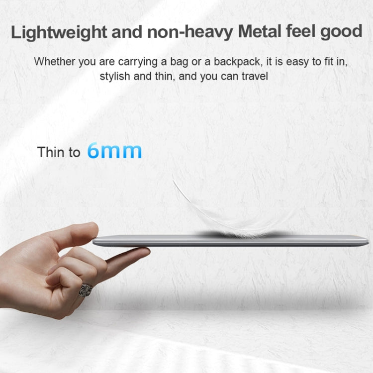 H15 15.6 inch Ultrathin Laptop, 16GB+128GB, Windows 11 Intel Processor N95 Quad Core, US Plug (Silver)
