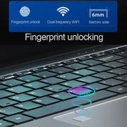 H15 15.6 inch Ultrathin Laptop, 16GB+128GB, Windows 11 Intel Processor N95 Quad Core, US Plug (Silver)