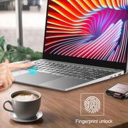 H15 15.6 inch Ultrathin Laptop, 16GB+512GB, Windows 11 Intel Celeron N5095 Quad Core, US Plug (Silver)