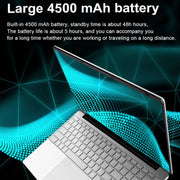 H15 15.6 inch Ultrathin Laptop, 16GB+512GB, Windows 11 Intel Celeron N5095 Quad Core, US Plug (Silver)