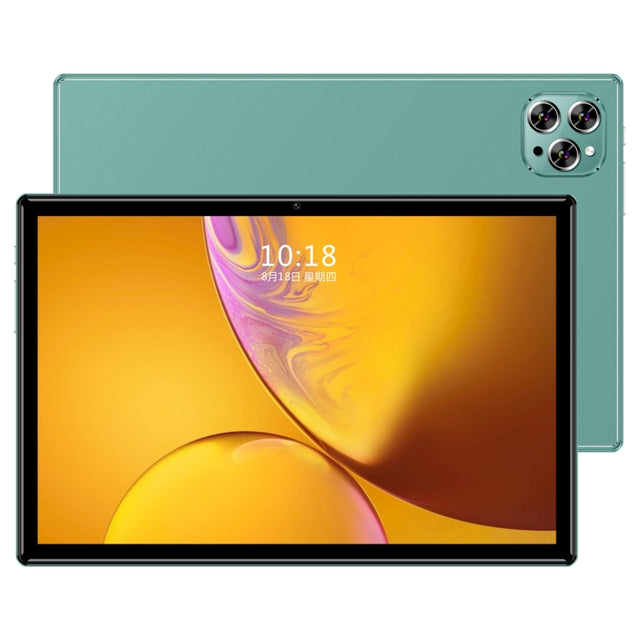 X09 10.1 inch 4G LTE Tablet PC, 4GB+64GB, Android 8.1 MTK6755 Octa Core, Support Dual SIM, US Plug (Green)