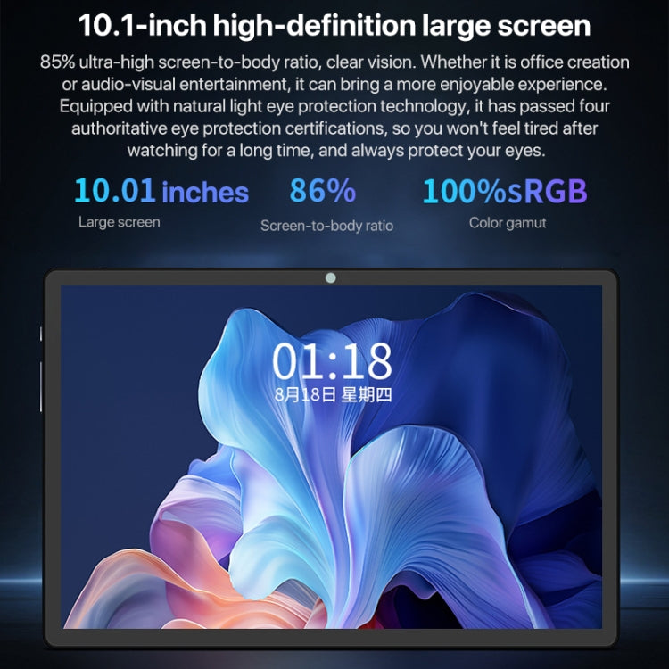 H90 10.1 inch 4G LTE Tablet PC, 4GB+64GB, Android 12 MTK6771 Octa Core, Support Dual SIM, US Plug (Purple) - free shipping - PMC Jewellery - Order now!