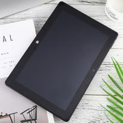Hongsamde Tablet PC, 12GB+128GB, 10.1 inch Windows 11 Intel Celeron J4105, without Keyboard Leather Case (UK Plug)