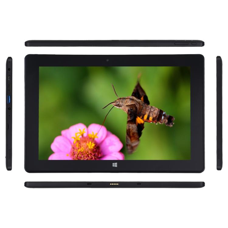 Hongsamde Tablet PC, 12GB+128GB, 10.1 inch Windows 11 Intel Celeron J4105, without Keyboard Leather Case (UK Plug)